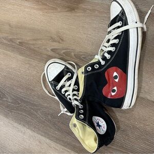 HANDPAINTED Converse x PLAY Comme des Garçons Chuck 70